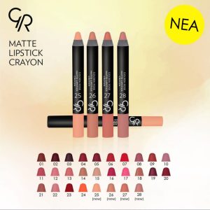 Matte Lipstick Crayon Golden Rose 1