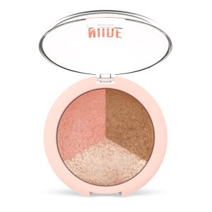 Nude Look Baked Trio Face Powder 3 σε 1 Golden Rose 1