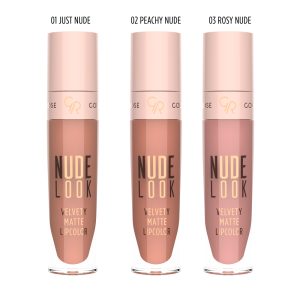 Nude Look Velvety Matte LipColor Golden Rose 3